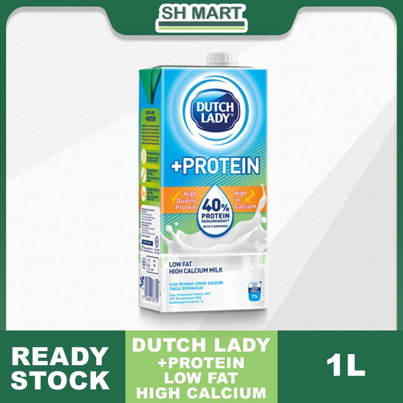 Dutch Lady Dutch Lady Protein High Calcium 1l Shopee Malaysia