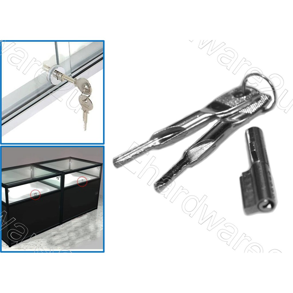 Showcase Sliding Glass Door Pin Lock Core Pl7x39 Shopee Malaysia