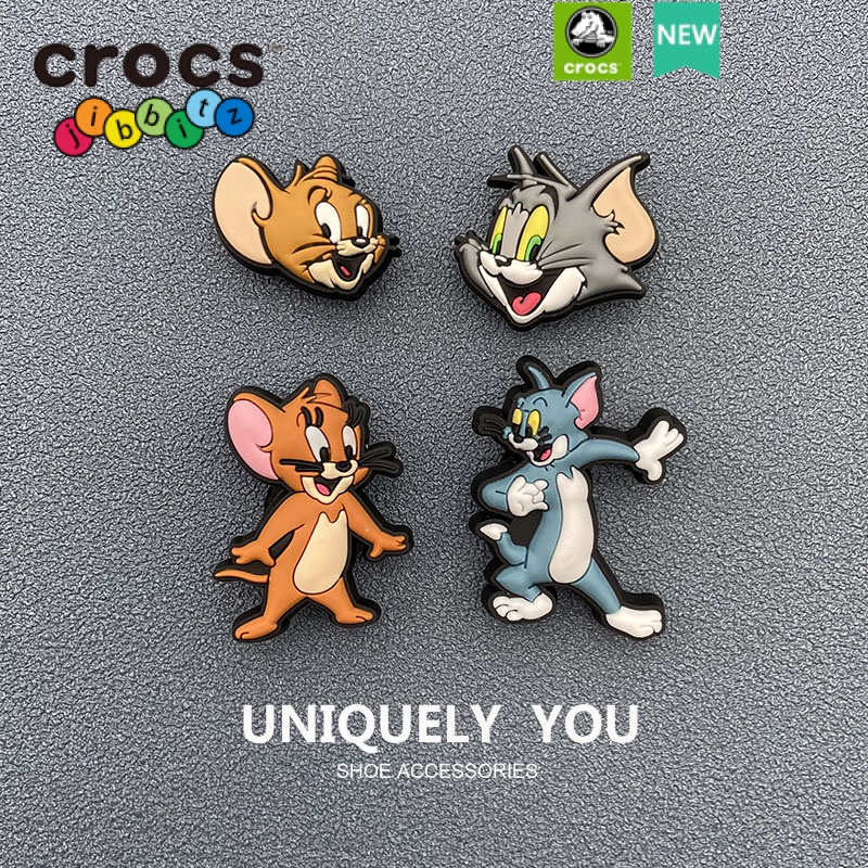 crocs/jibbitz charms Tom and Jerry Cartoon Pattern jibbitz Shoe