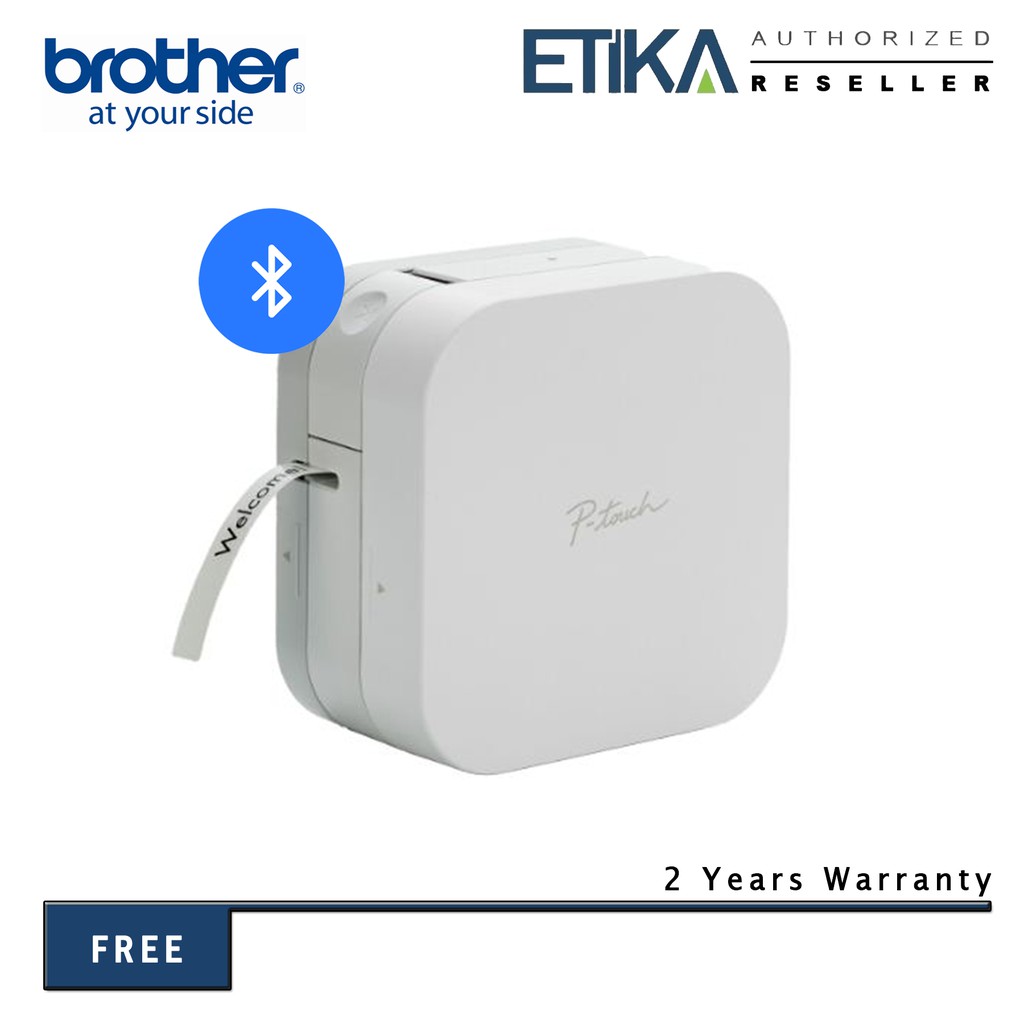 Brother Pt P300bt P Touch Cube Bluetooth Smartphone Label Maker Multiple Templates Available For Apple Android Shopee Malaysia