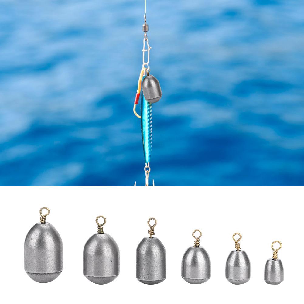 Weight Line Sinkers Sinker Cylinder Shaped  Droplets Fishing Iron fall 
