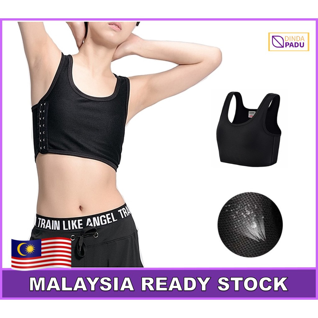 Women Sports Tank Bra Fit Binders Bra Shopee Malaysia