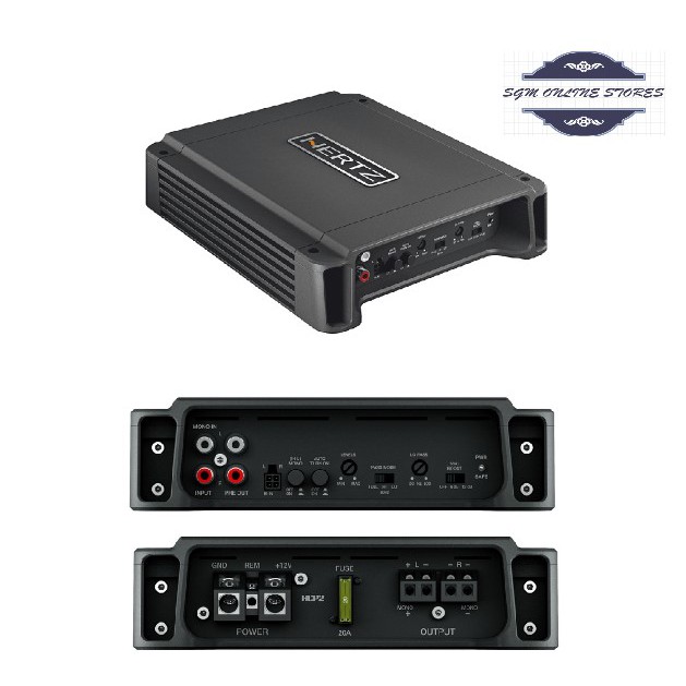 hertz subwoofer with amplifier