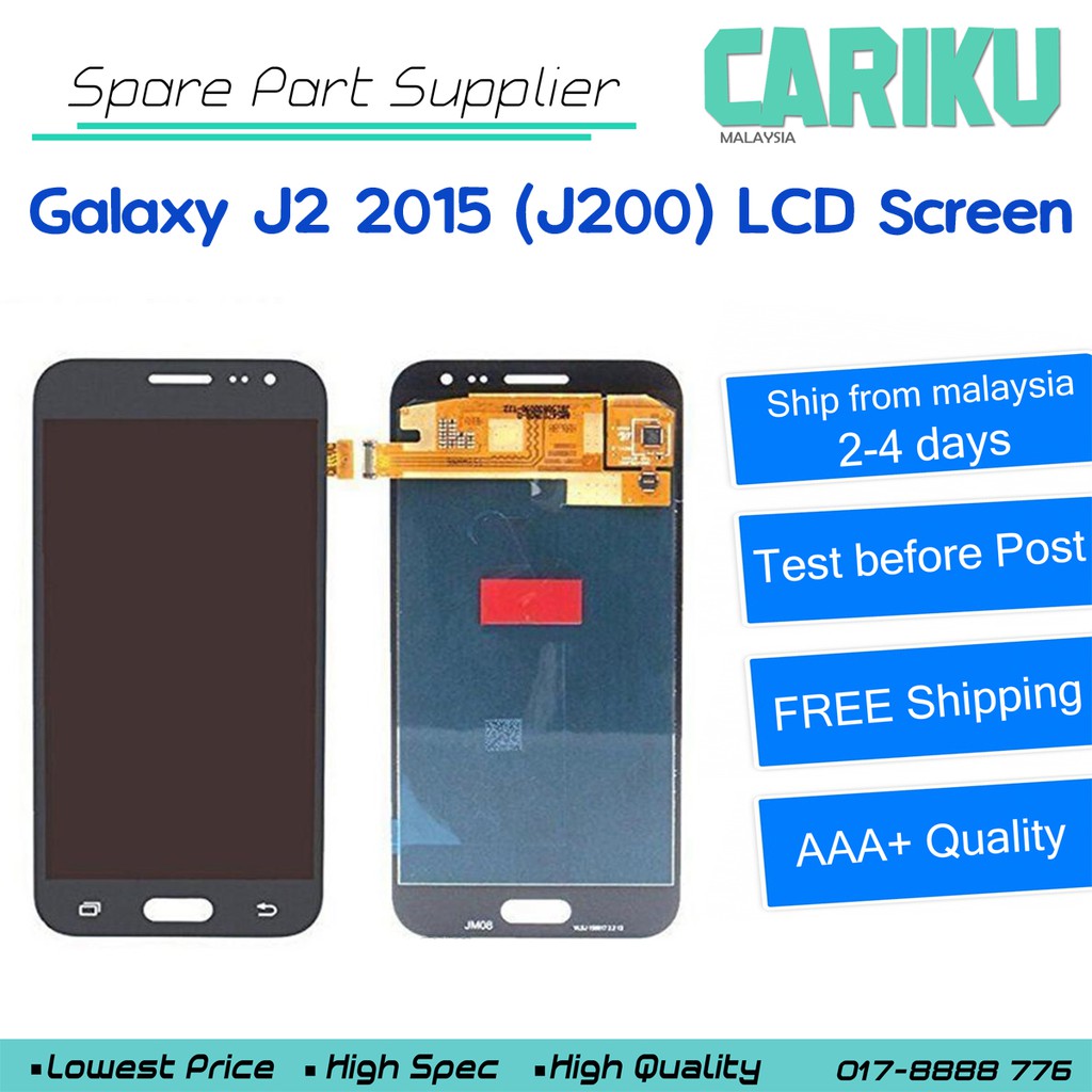 Galaxy J2 15 J0 Lcd Digitizer Touch Screen Replacement Cariku Shopee Malaysia