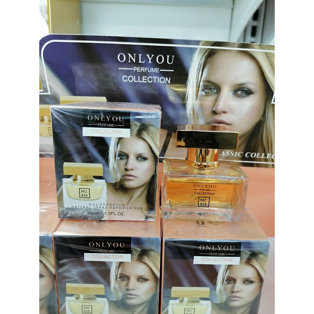 Only You Perfume Collection no. 815(EDP) 30ml Shopee Malaysia