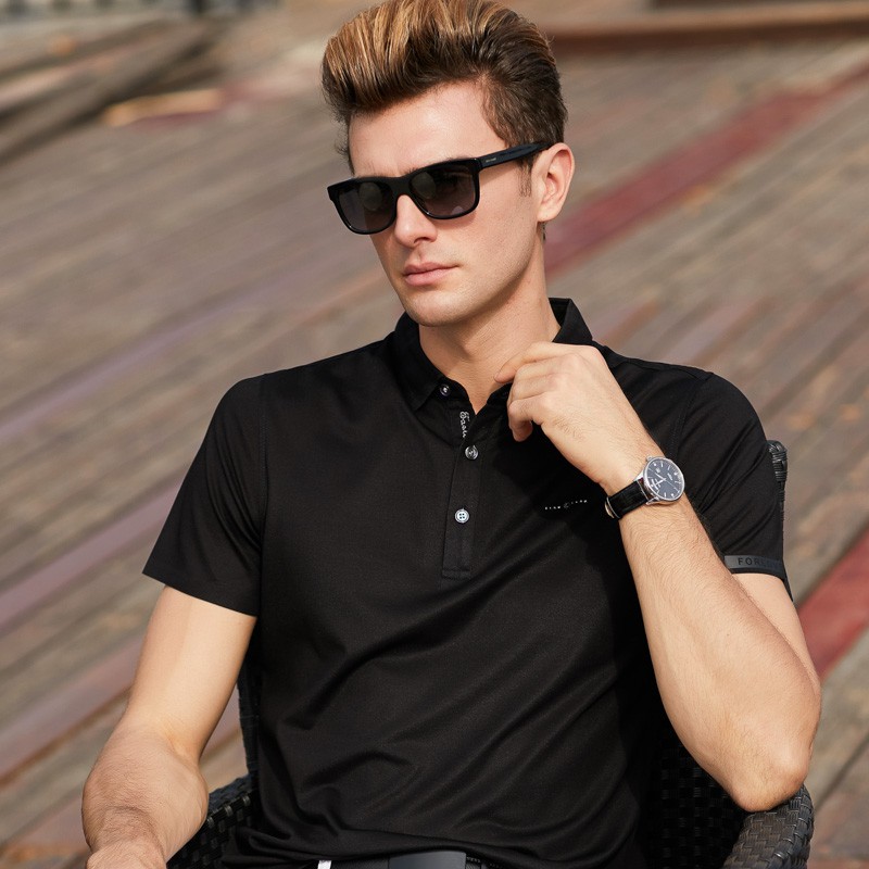 black polo business casual