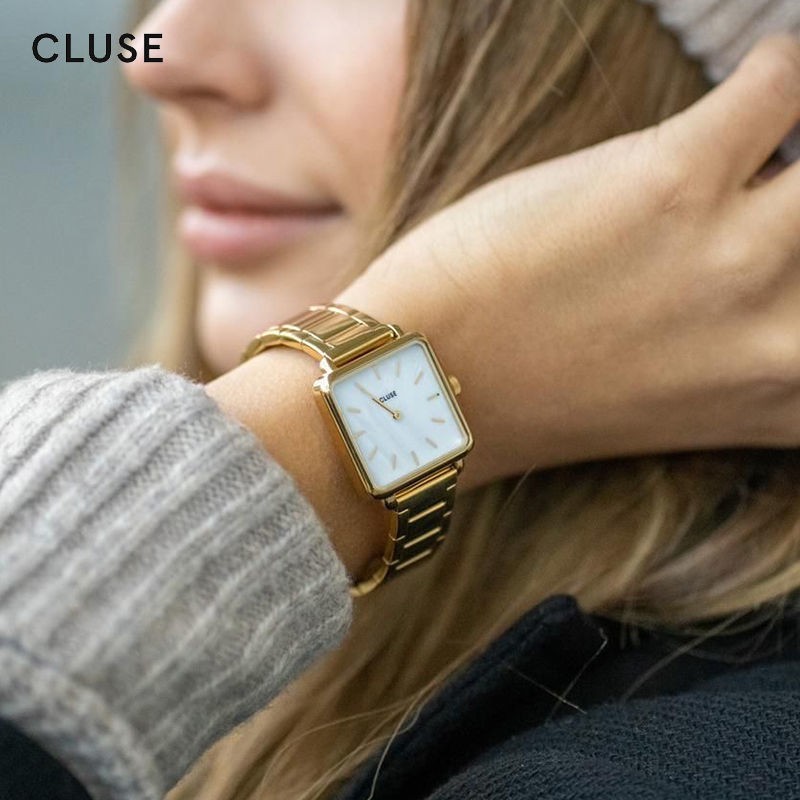 ✒CLUSE Pamela the same watch Dutch niche brand INS wind square female  girlfriend gift box | Shopee Malaysia