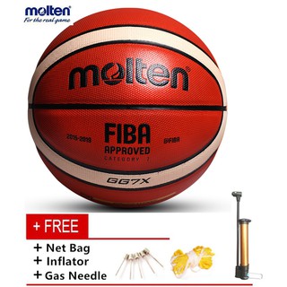 Molten Basketball GG7X Size 7 Bola keranjang PU material ball Free Pump