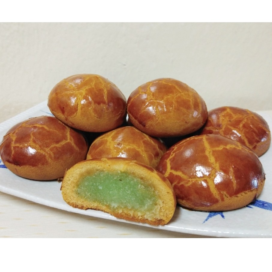 槟城财记 班兰椰丝公仔饼或黑豆沙公仔饼mooncake Coconut Paste Red Bean Paste