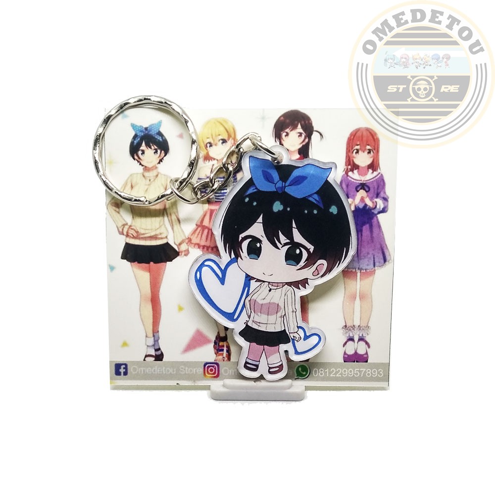 Kanojo Okarishimasu Anime Key Chain Sarashina Ruka Shopee Malaysia