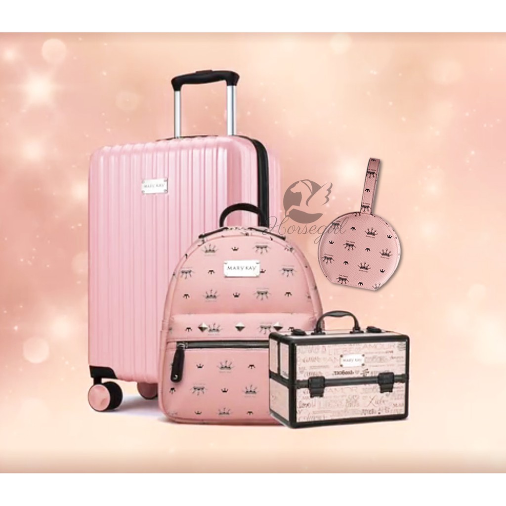 Mary Kay Luggage Suitcase Korean Backpack Makeup Case Box Cosmetic Bag  Clutch Bag | Shopee Malaysia
