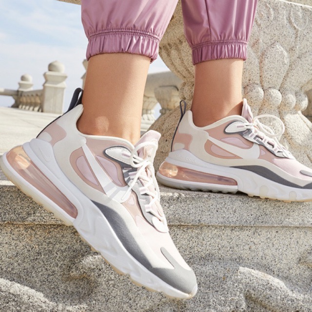 air max 270 react pink grey