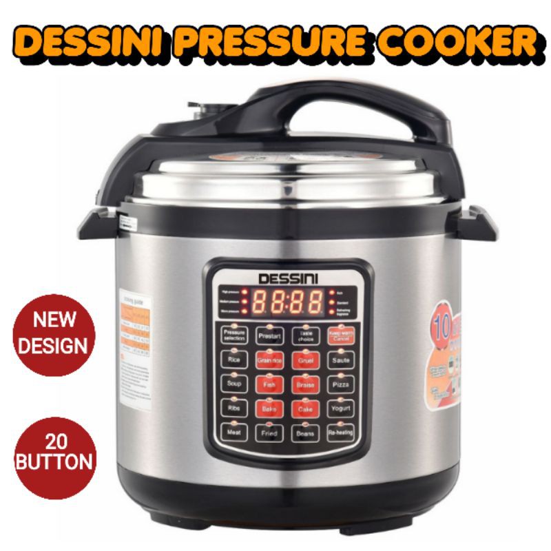 NEW MODEL DESSINII REGINA Electric Pressure Cooker 6L & 8L ( PERIUK