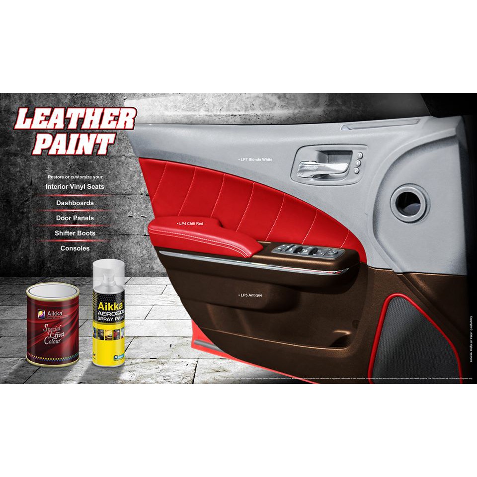 AIKKA LEATHER PAINT FOR DASH BOARD & INTERIOR Shopee Malaysia