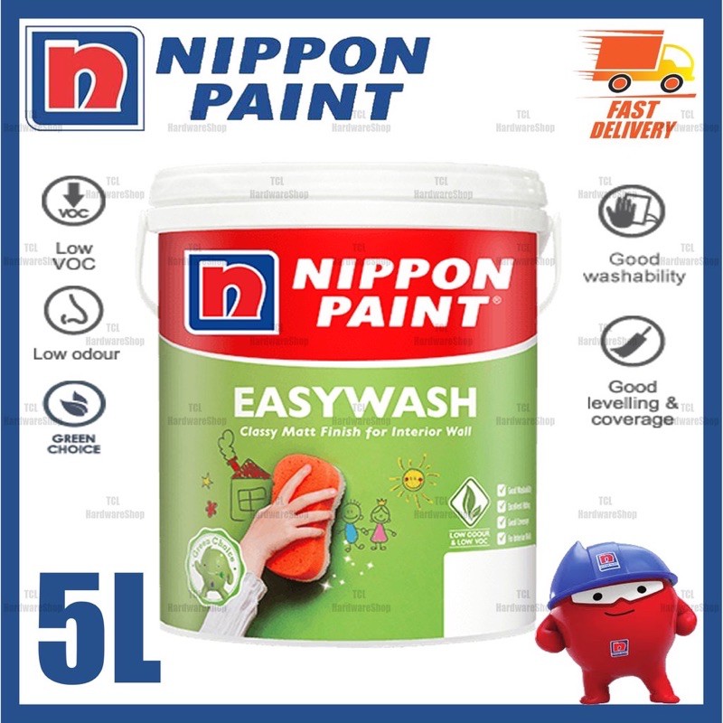 5LIT NIPPON VINILEX EASYWASH 877 (ORANGE) Shopee Malaysia