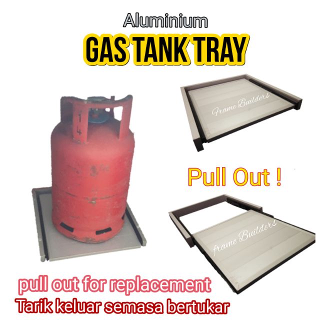 [Ready Stock]Gas Cylinder Pull Out/Gas Tanks Slide/Pull Out Longer