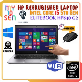 HP laptop EliteBook SLIM i5 i7 4th 5th 6th 430 640 840 820 SSD Win10 Webcam WIFI USED Refurbish Gaming Student Notebook