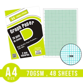 step by step a4 foolscap paper graph paper loose sheet shopee