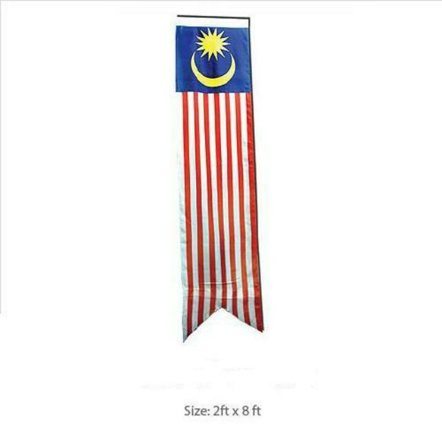 Bendera Malaysia Flag 60cm×240cm 2x8 Shopee Malaysia