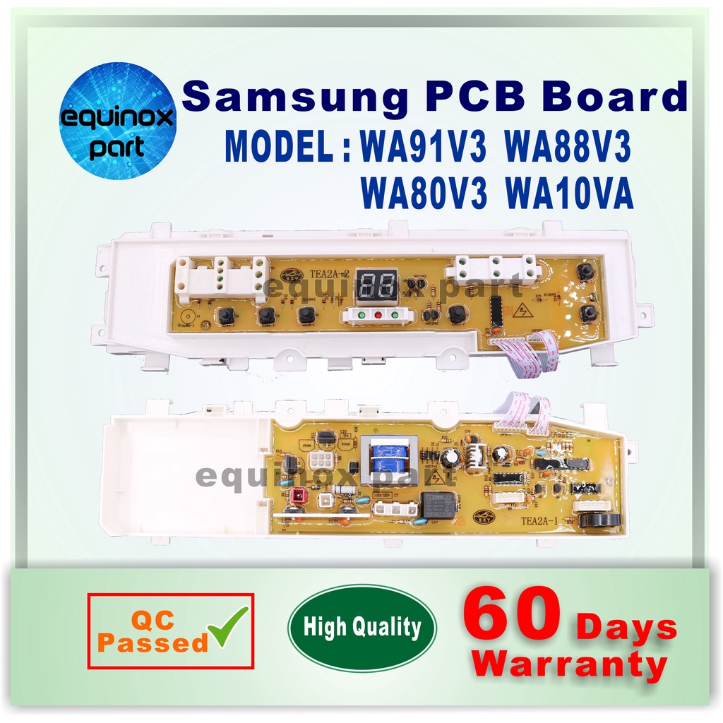 WA91V3 WA88V3 WA80V3 WA10VA Samsung Washing Machine PCB Board | Shopee ...