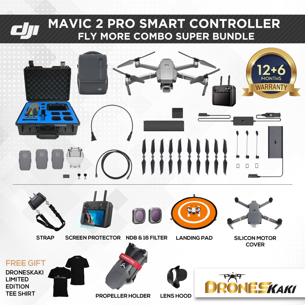 dji mavic 2 pro smart controller bundle