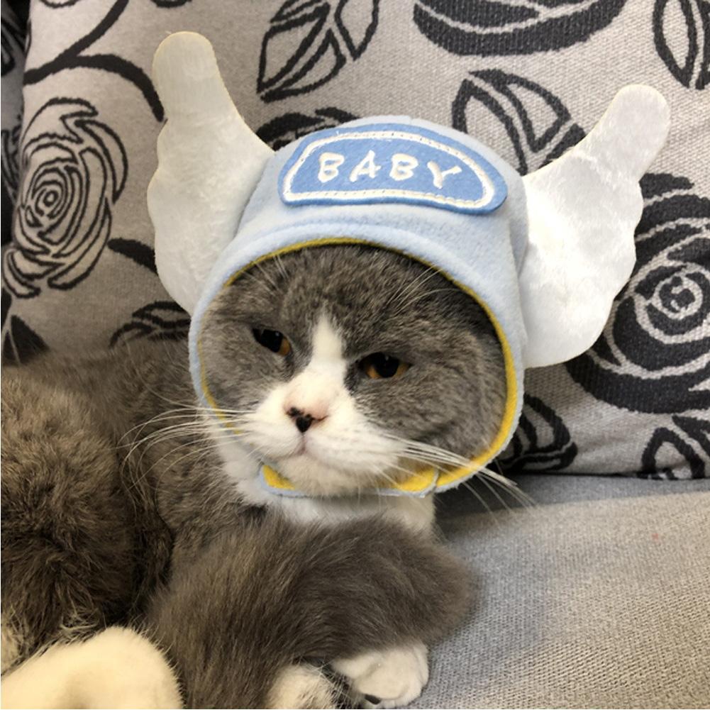 Cute Animal Duck Shape Pet Accessory Funny Cosplay Decoration Hat Cap For Pet Cat Shopee Malaysia - a cute cat is wearing a duck hat roblox