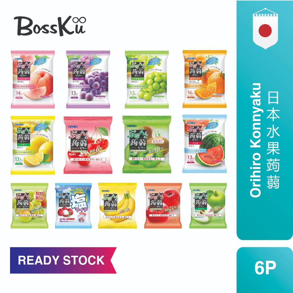 Orihiro Konnyaku Jelly 日本蒟蒻 6P