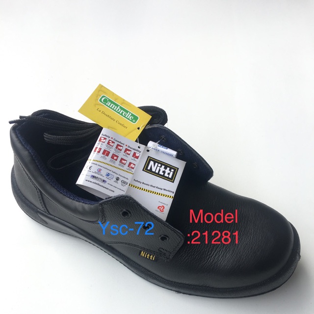 NITTI SAFETY SHOES LOW CUT (UK SIZES) #2 TO #14 MODEL 21281 | Shopee ...