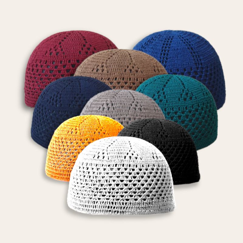 Essential Versatile KETAYAP SURAU MASJID KOPIAH KAIT YAMAN TARKI-KOPIAH TEBAL/ DEWASA/ BENANG TEBAL TURKI SONGKOK - Image 5