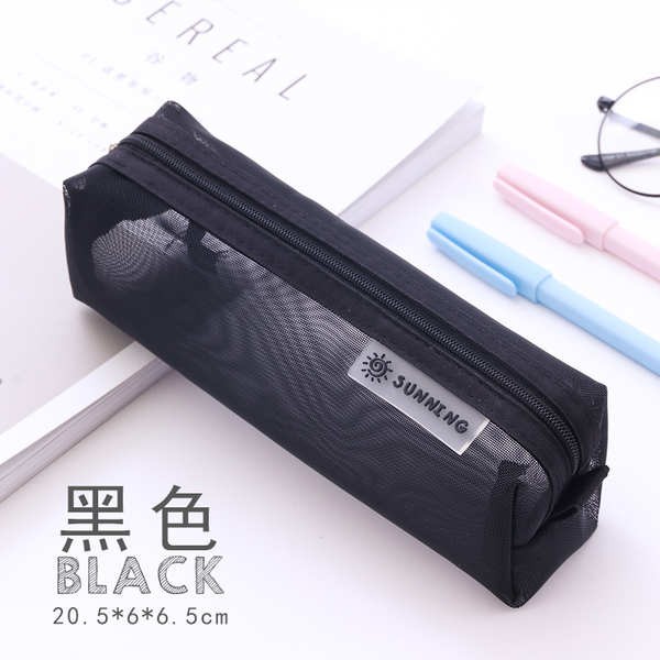 Pensel Case Pencil Box Pencil Casekaba Beruang Kasa Bersih Kain Pensil Lutsinar Korea Ins Mudah Gadis Comel Hati Pelajar Kecil Alat Tulis Kecil Beg Sekolah Rendah Pelajar Sekolah Rendah Peperiksaan Pelajar Dengan