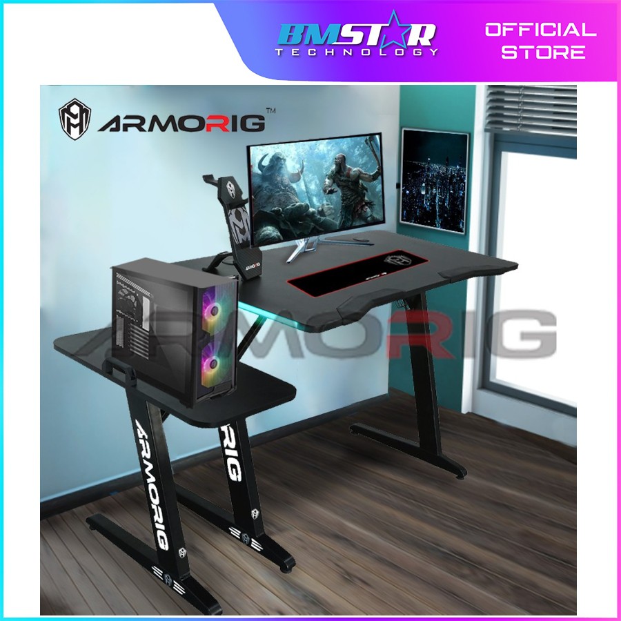 ARMORIG GAMING DESK X SERIES/Stable Frame Ergonomic Adjustable Gaming ...