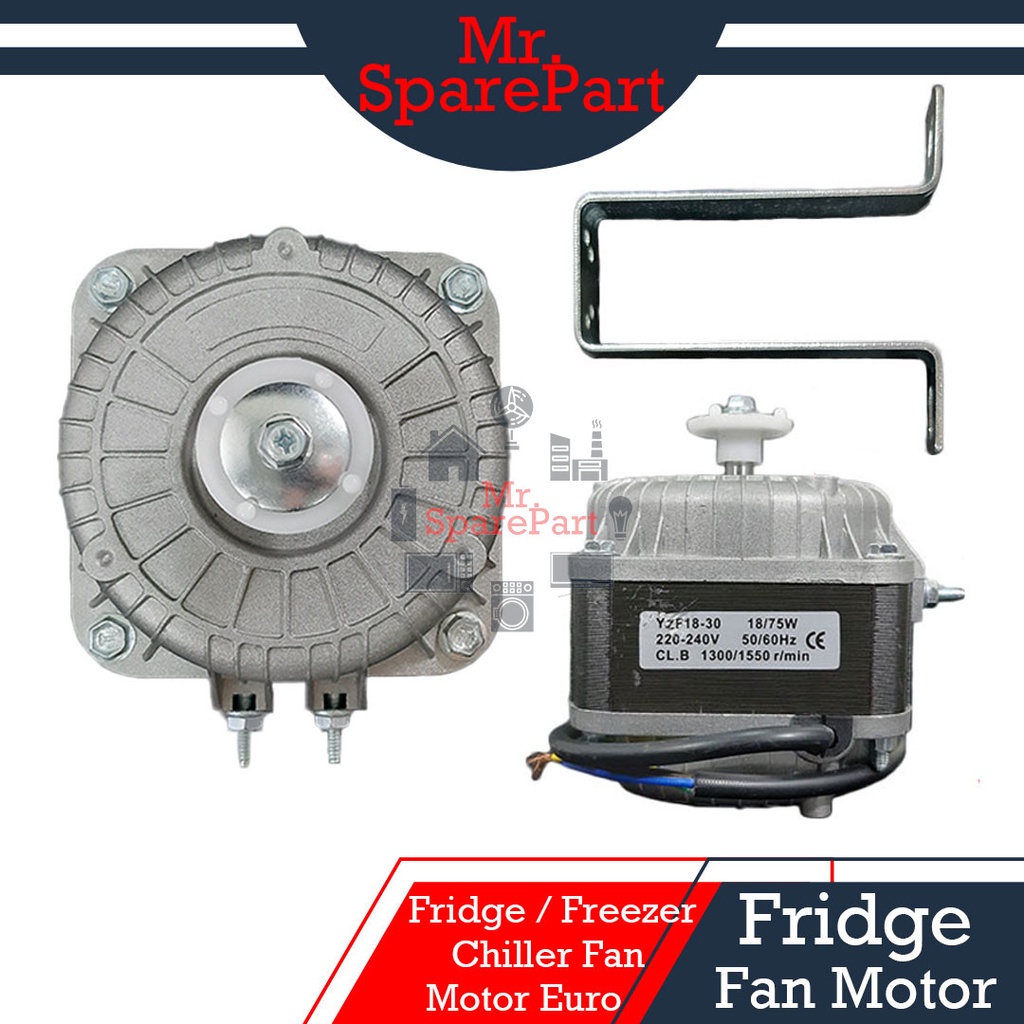 Fridge / Freezer / Chiller Fan Motor Euro ( 10W / 16W / 18W ) Shopee