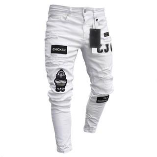 white jeans pants mens