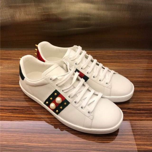 gucci ace studded sneaker