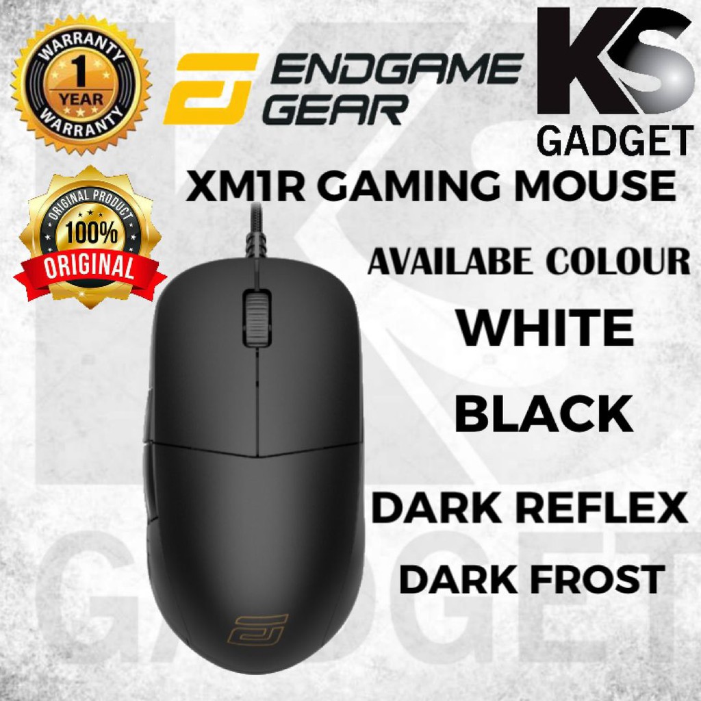 Endgame Gear Xm1r Gaming Mouse Black White Dark Frost Dark Reflex