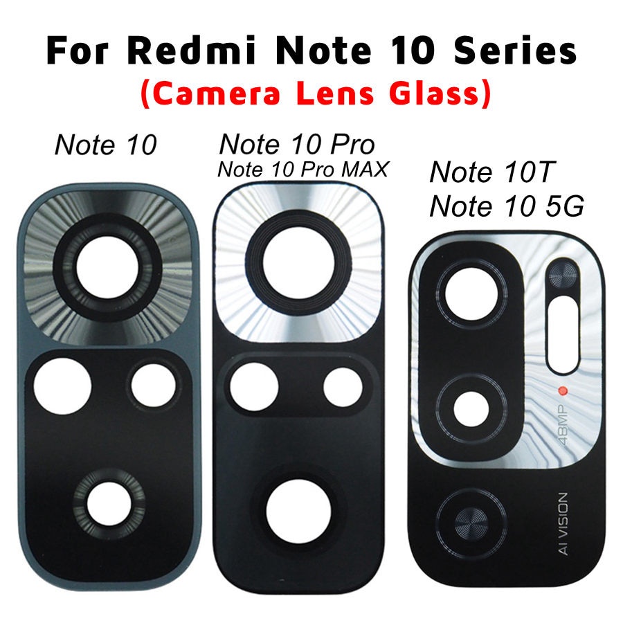 Rear Back Camera Glass Lens For Xiaomi Redmi Note 10 Note10 10T Note 10 ...