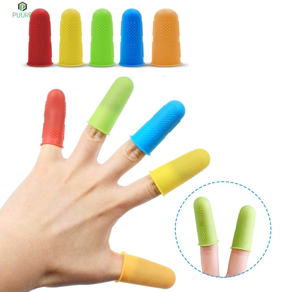 Protect Your Fingers AntiScald Cuts Silicone Finger Cots High