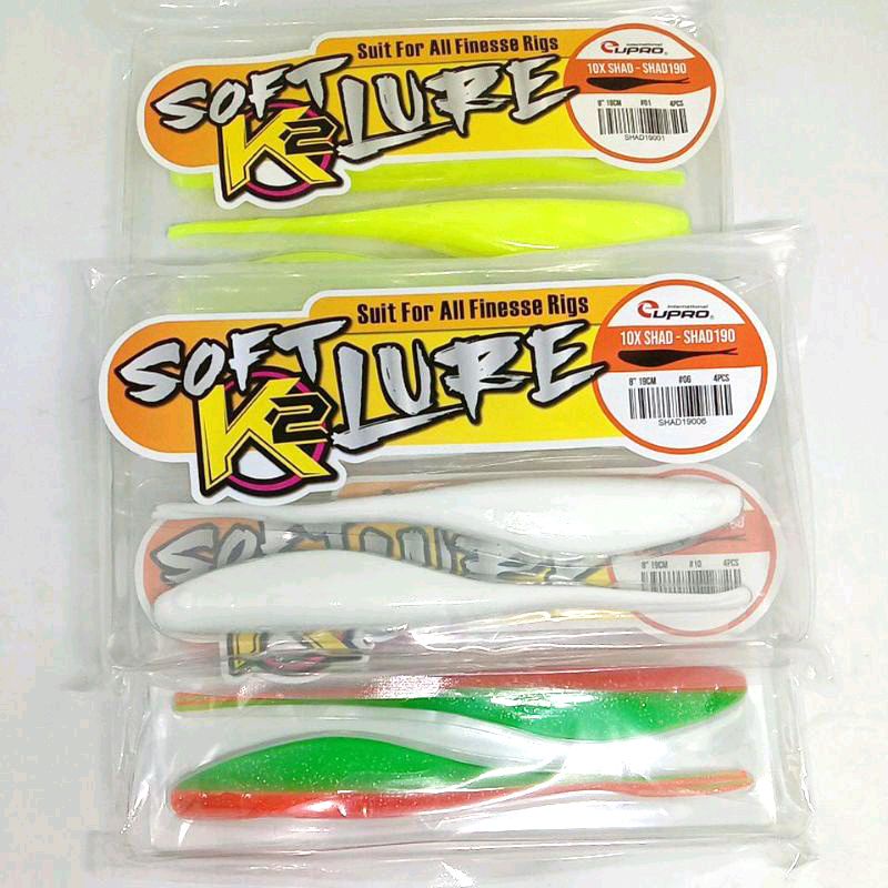 EUPRO SOFT K2 LURE 10X SHADSHAD190 29g / 8" 19cm Shopee Malaysia