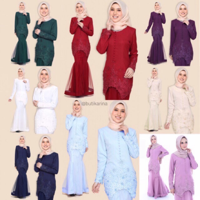 Baju Nikah Tunang Sanding Bridesmaid Dan Raya Terkini Set Couple Sedondon 2019 Shopee Malaysia