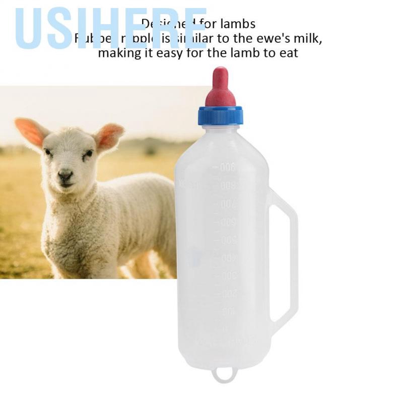 Usihere 1 5l Calf Milk Feeder Bottle Durable Nursing Feeding Set