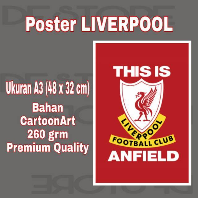 Liverpool This Is Anfield Artcarton Poster Shopee Malaysia