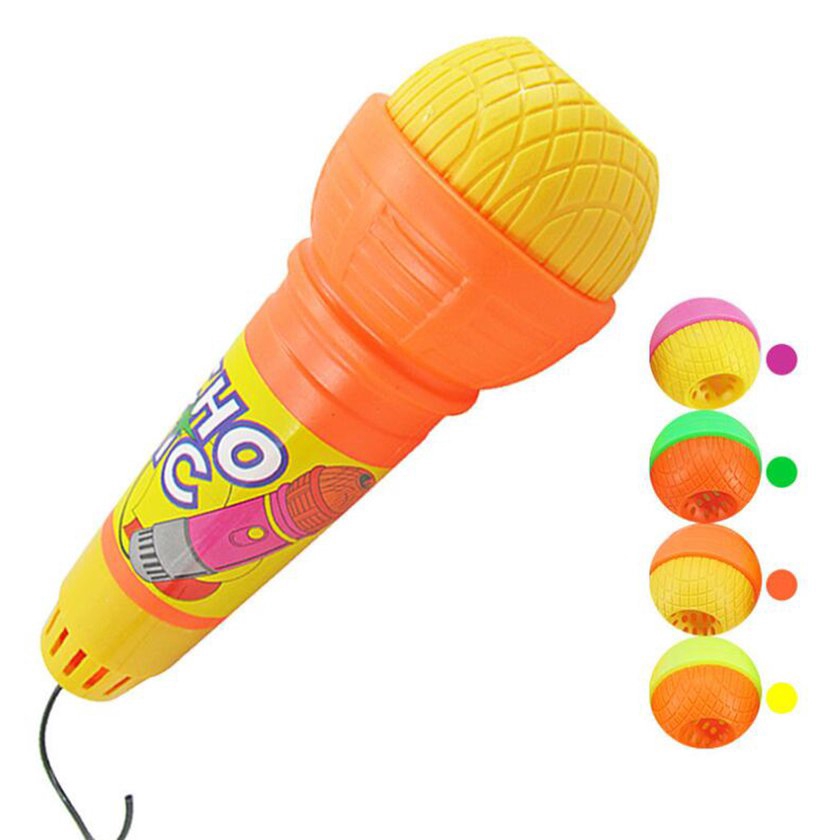 【Kiss】Echo Microphone Mic Voice Changer Toy Kid Party Song learning toy