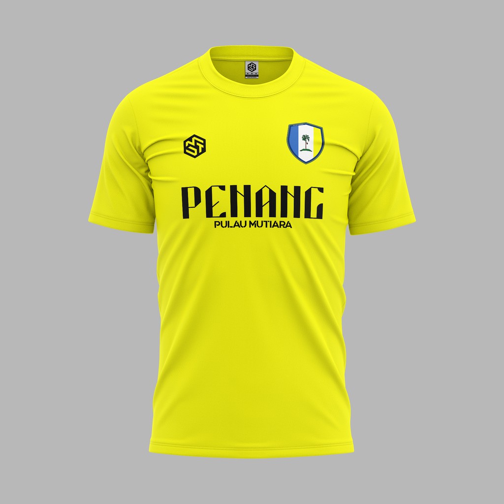 [READY STOCK] Pulau Pinang Pulau Mutiara Jersey Yellow/Black
