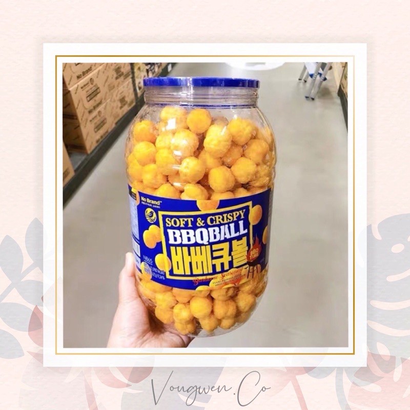 KOREA SAVOURY SNACK NO BRAND BBQ CHEDDAR CHEESE BALL 370g | Shopee Malaysia