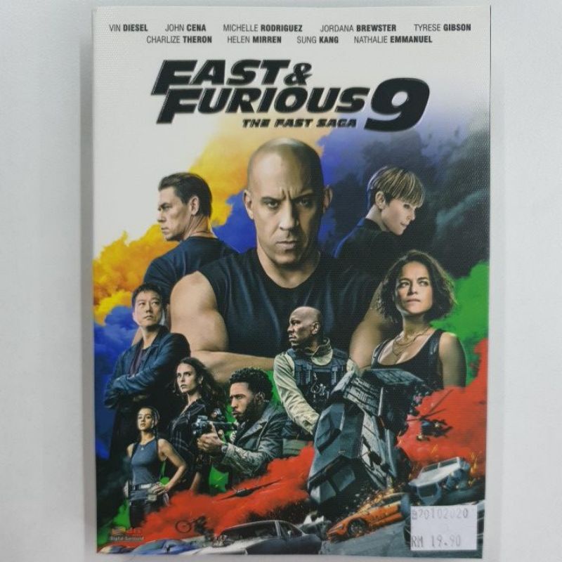 Dvd Movie Fast Furious 9 The Fast Saga 2021 Shopee Malaysia