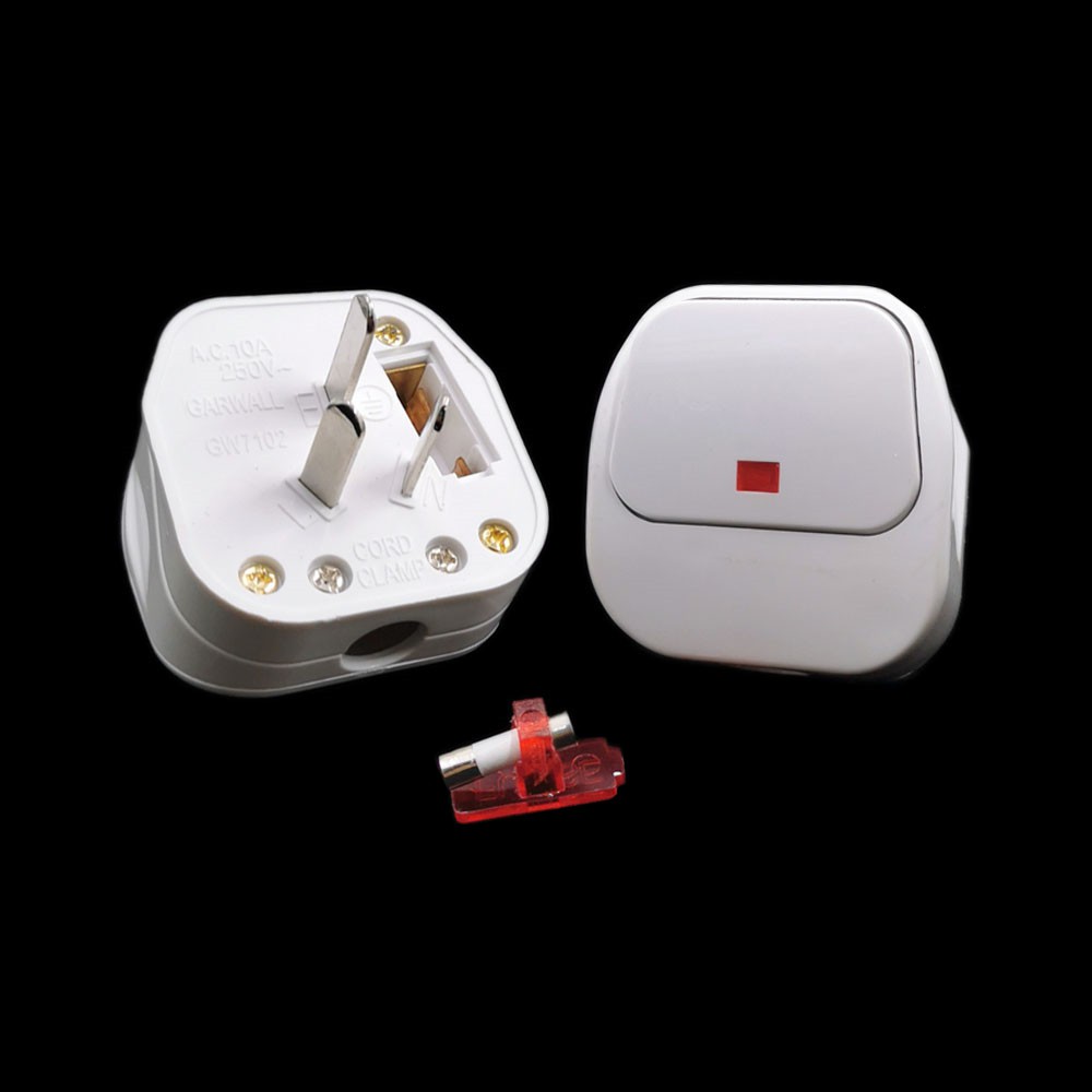 Australian, new zealand diy rewireable plug with power switch led ...