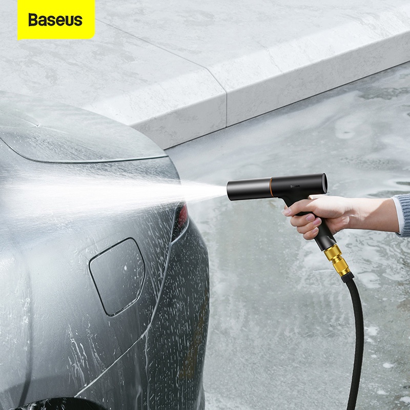 Baseus Car Water Gun High Pressure Spray Wash Gun Sprinkler Cleaner For