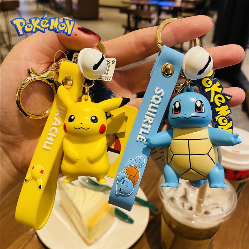 Pokemon Pikachu Pendant School Bag Penda宝可梦皮卡丘挂件书包挂饰可爱玩偶神奇宝贝公仔可达鸭车钥匙扣女4 28