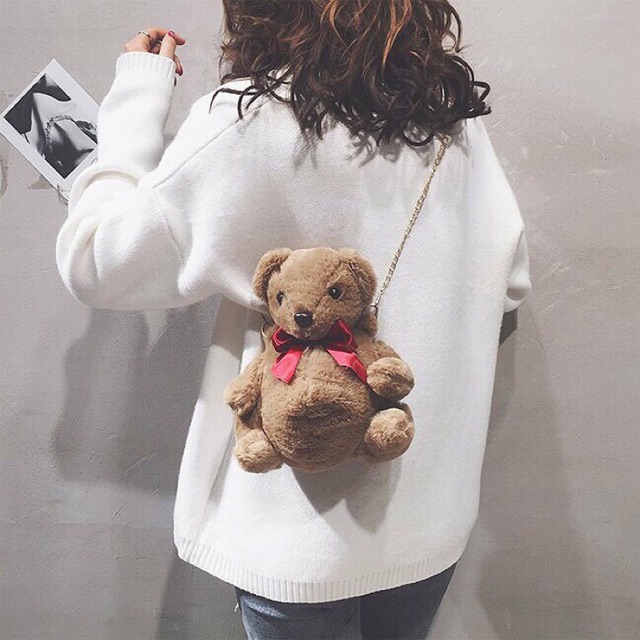 teddy bear sling bags