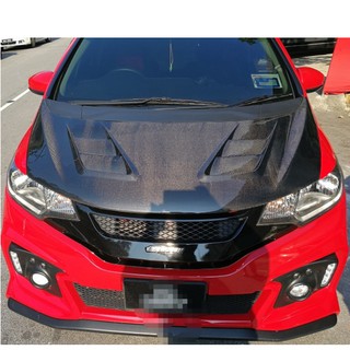 Honda jazz gk5 gk js racing carbon fibre bonet bonnet READY STOCK 